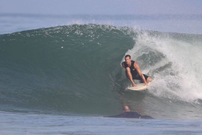 Surfing in Playa Avellanas